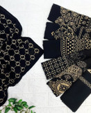 روسری حریر مشکی