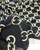 روسری حریر مشکی