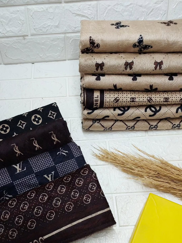 شال مخمل پاییزه